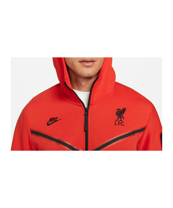 Nike FC Liverpool Tech Fleece Kapuzenjacke F612 - rot