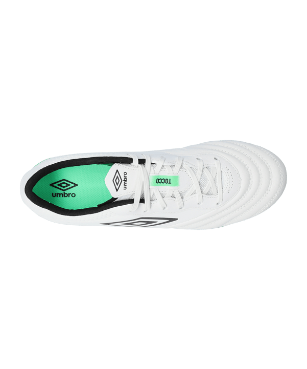 Umbro Tocco III Pro FG Weiss Schwarz Grün FEEW - weiss