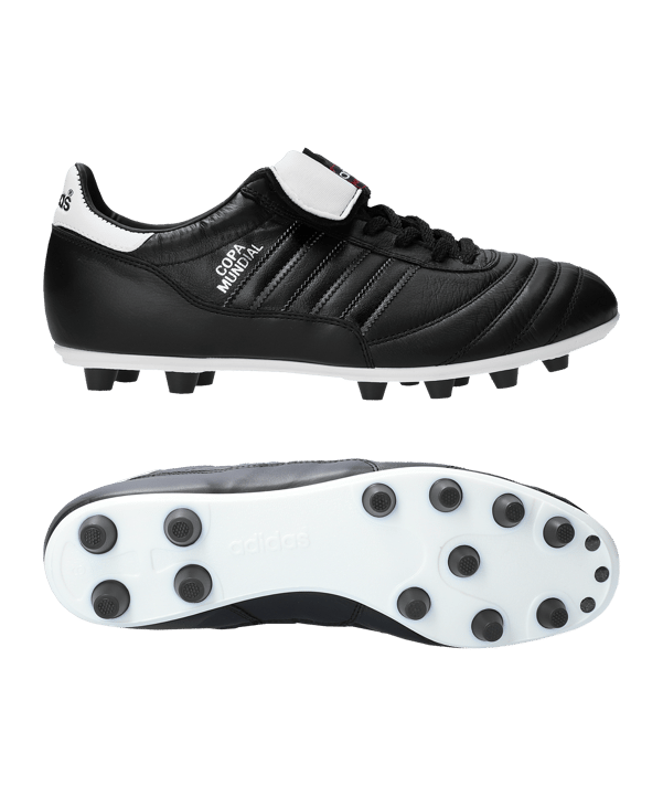 adidas Copa Mundial FG Black Stripes Schwarz - schwarz