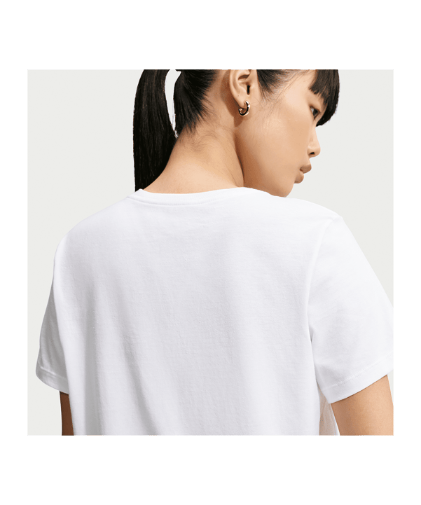 Nike Sportswear Essentials Logo T-shirt Dames Wit K100 - wit