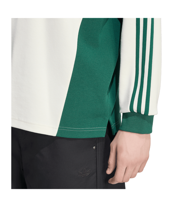 adidas Originals Polo A Maniche Lunghe Bianco - bianco