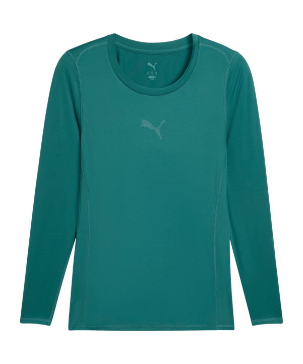 PUMA teamLIGA26 Baselayer LS T-Shirt Grün F43 - gruen