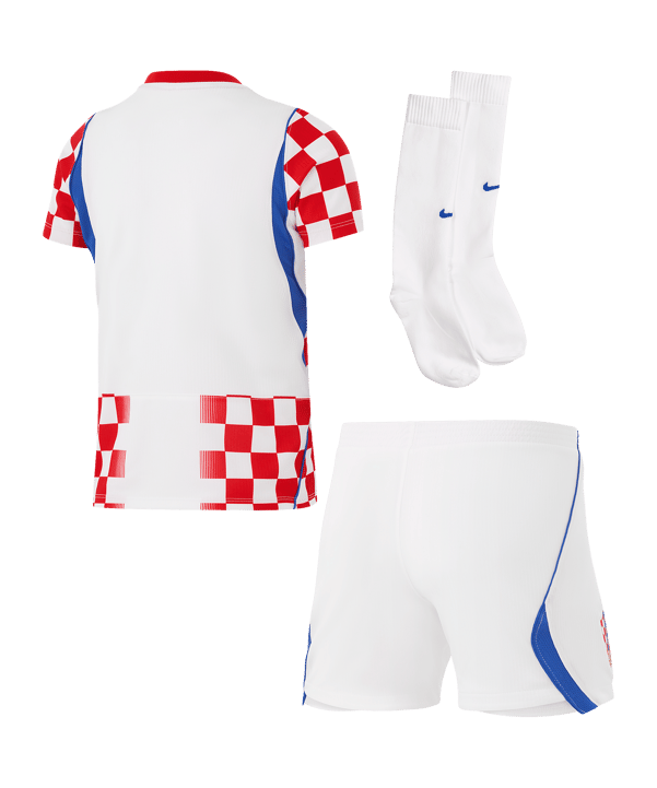 Nike HNS Kroatien Minikit Trikot Set Home WM 2026 Kids Weiß F100 - weiss