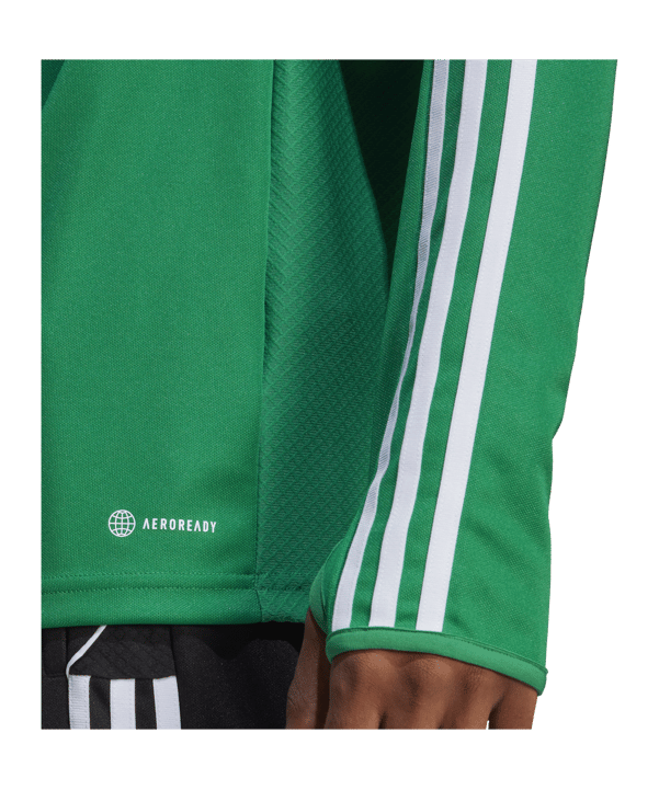 adidas Tiro 23 HalfZip Sweatshirt Grün - gruen