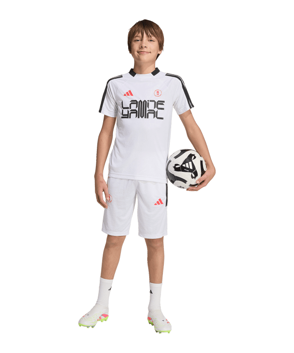 adidas Originals Lamine Yamal Korte broek Kids Wit - wit