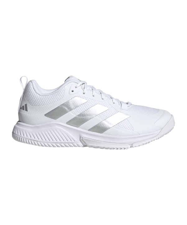 adidas Court Team Bounce 2.0 Damen Weiss Silber - weiss
