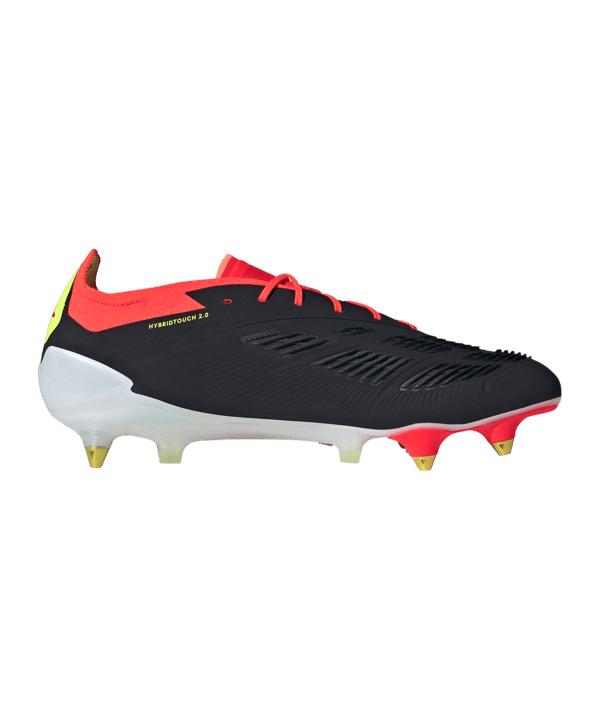 adidas Predator Elite SG Solar Energy Schwarz Weiss Rot - schwarz