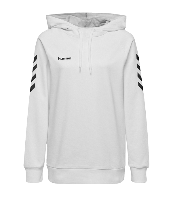 Hummel Cotton Hoody Damen Weiss F9001 - weiss