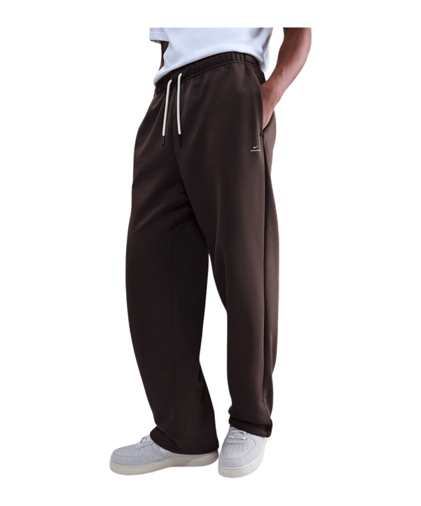 Nike Secondary Brushed Open Hem Hose Braun F237 - braun