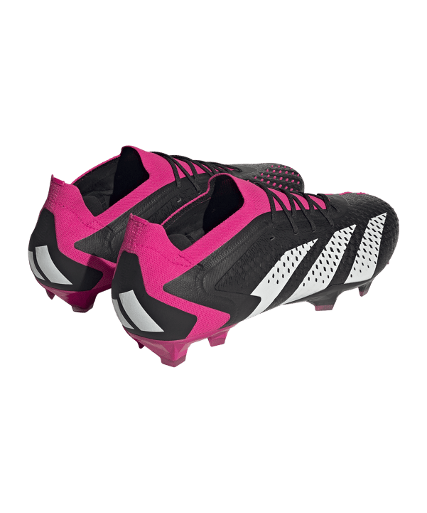 adidas Predator Accuracy.1 L FG Own Your Football Schwarz Weiss Pink - schwarz