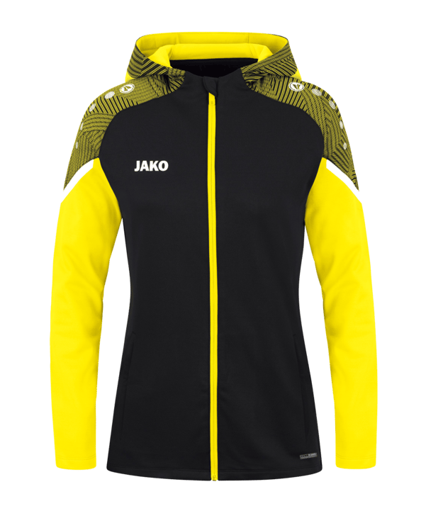 JAKO Performance Kapuzenjacke Damen Schwarz F808 - schwarz