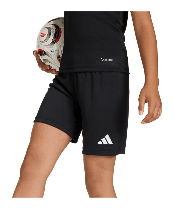 adidas Entrada 26 Short Kids Schwarz - schwarz