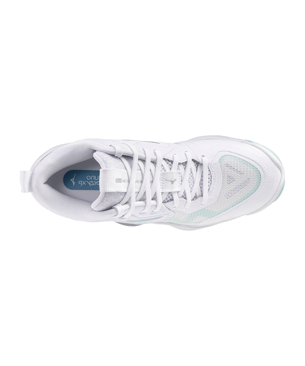 Mizuno Wave Momentum Elite Mid Damen Weiß F45 - weiss