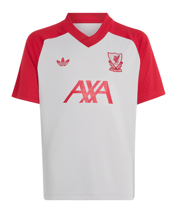 adidas FC Liverpool Pre Match Maglietta 2026/2027 Bambini Grigio - grigio