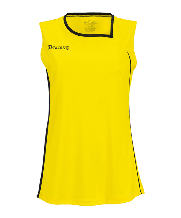 Spalding 4HER II Tank Top Damen Gelb Schwarz F06 - gelb