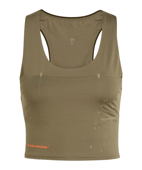adidas Adi365 Running Crop Canottiera Donna Verde - verde