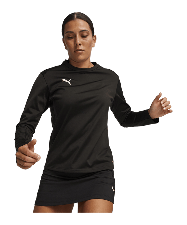 PUMA teamGOAL Training Sweatshirt Damen F03 - schwarz