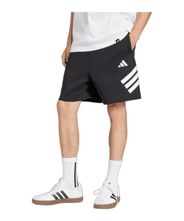 adidas Future Icons 3 Stripes Short Schwarz - schwarz