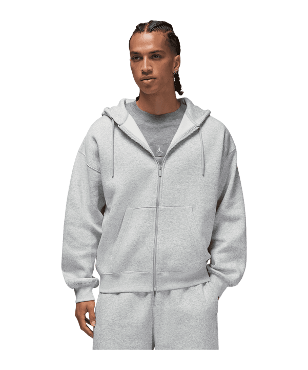 Jordan Brooklyn Oversized Kapuzenjacke Grau F050 - grau