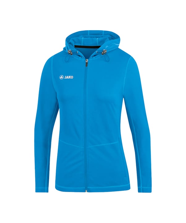 JAKO Run 2.0 Kapuzenjacke Damen Blau F89 - blau