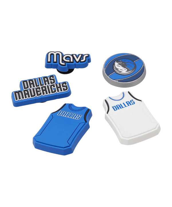 Crocs Nba Dallas Mavericks Jibbitz 5Er Pack Pin Pin Blau - blau