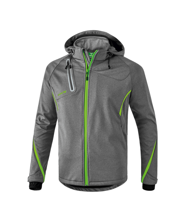 Erima Softshell Jacke Active Wear Function Grau - grau