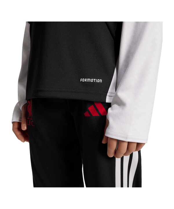 adidas FC Liverpool Tiro Felpa Bambini Nero - nero