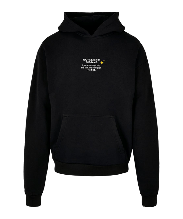 Mister Tee Intepol Oversized Hoody Schwarz - schwarz