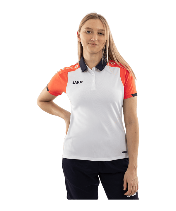 JAKO Dynamic Polo Damen Weiß F026 - weiss