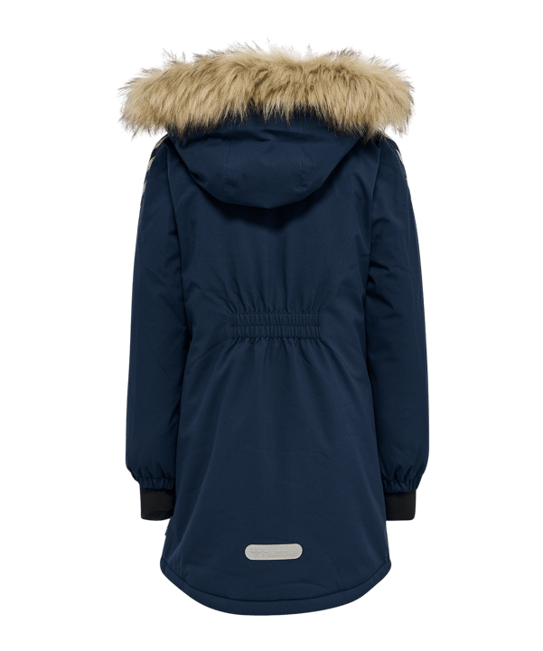 Hummel Leaf Tex Coat Jacke Kids Schwarz F1009 - schwarz