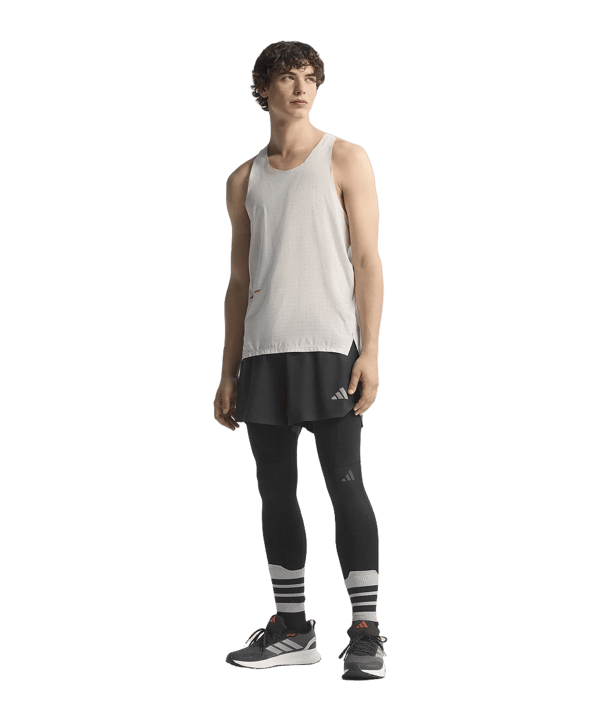 adidas adi365 Running Singlet T-Shirt Grau