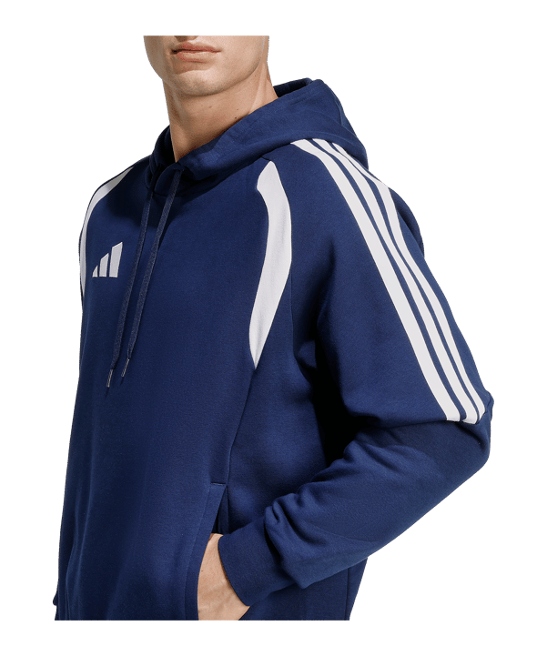adidas Tiro 26 League Hoody Dunkelblau - weiss