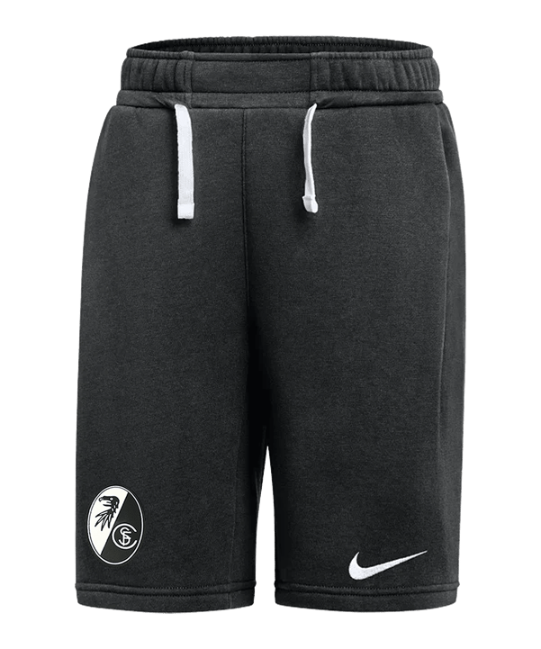 Nike SC Freiburg Fleece Korte broek Kids Zwart K010 - zwart