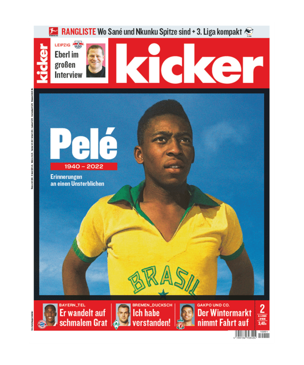 kicker Ausgabe 002/2023 vom 02.01.2023 - rot
