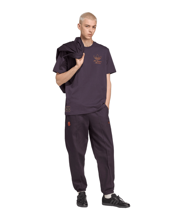 adidas FC Bayern München Icon Drill Hose Lila - lila