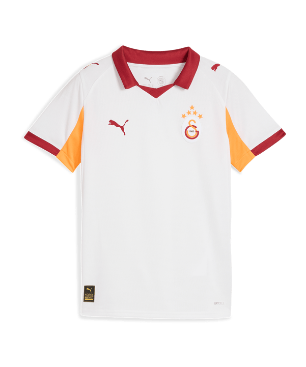 PUMA Galatasaray Istanbul Shirt Away 2025/2026 Kids Wit K02 - wit