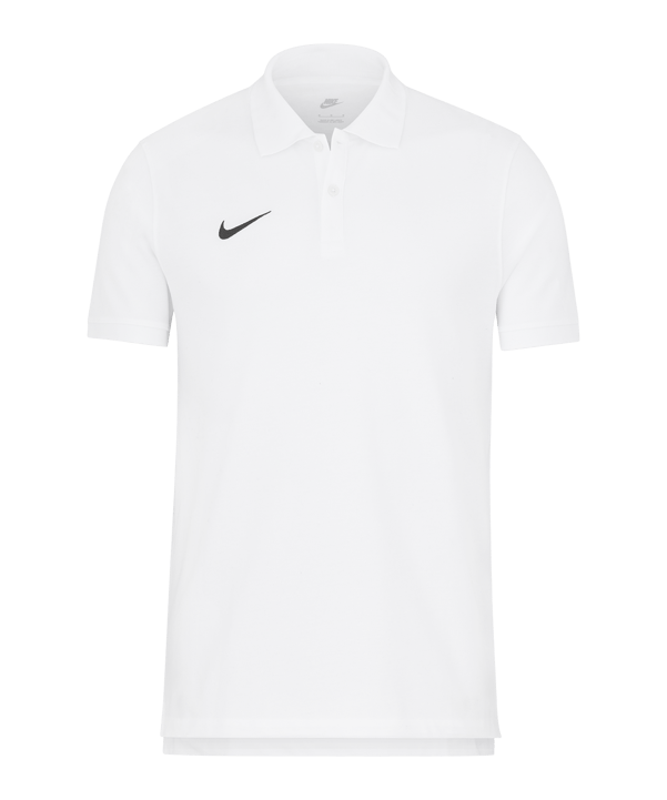 Nike Team Cotton Poloshirt Weiss F100 - weiss