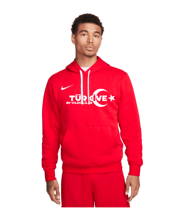 TFF Türkei Hoody Rot - rot