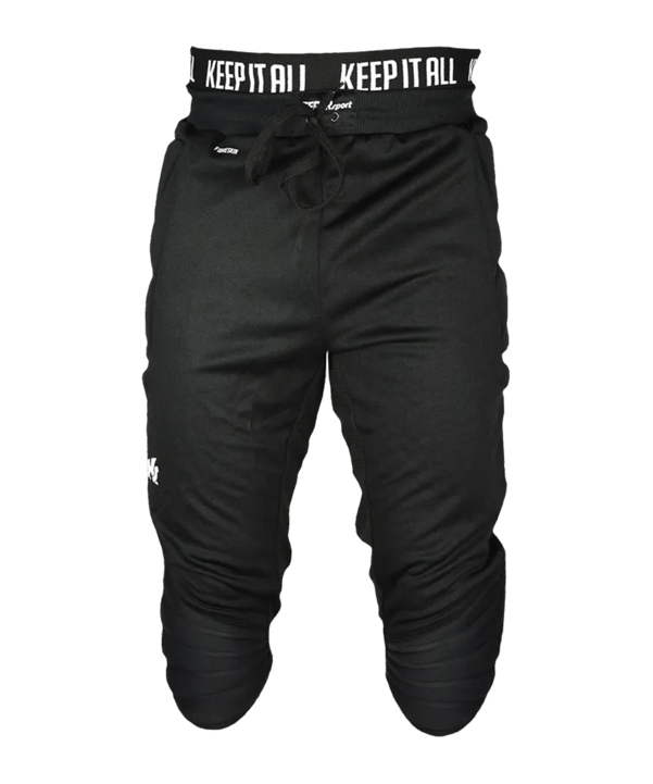 KEEPERsport Torwarthose Basicpadded 3/4 F991 - schwarz