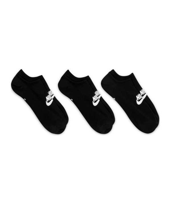 Nike Everyday Essential Füsslinge 3er Pack F010 - schwarz