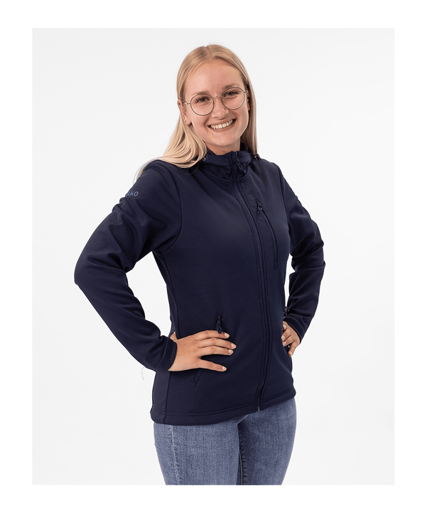 JAKO Premium Veste Softshell Femmes Bleu C900 - bleu