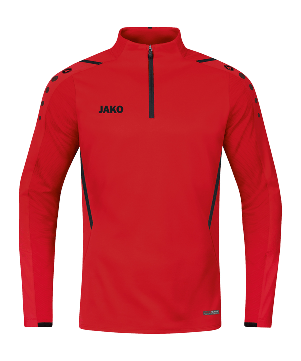 JAKO Challenge Ziptop Rot Schwarz F101 - rot