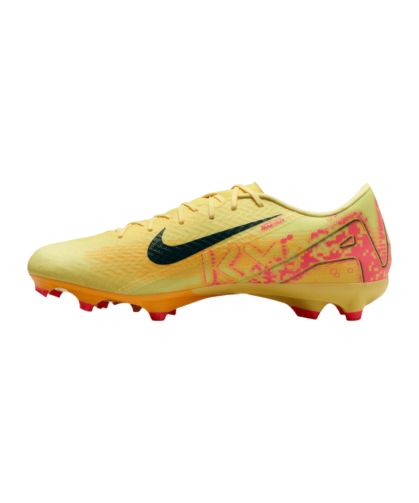 Nike Air Zoom Mercurial Vapor XVI Academy FG/MG  Mbappe Signature Orange Blau F800 - orange