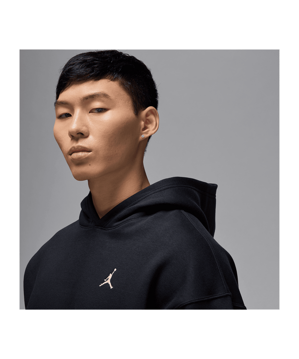 Jordan Brooklyn Fleece Oversized Kapuzenjacke Schwarz F010 - schwarz