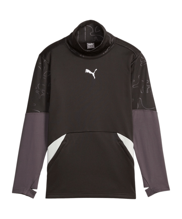 PUMA individual Winterized Sweatshirt Kids F03 - schwarz
