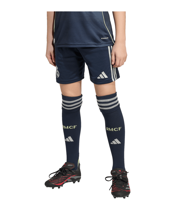 adidas Real Madrid Short Away 2025/2026 Kids Blau - blau
