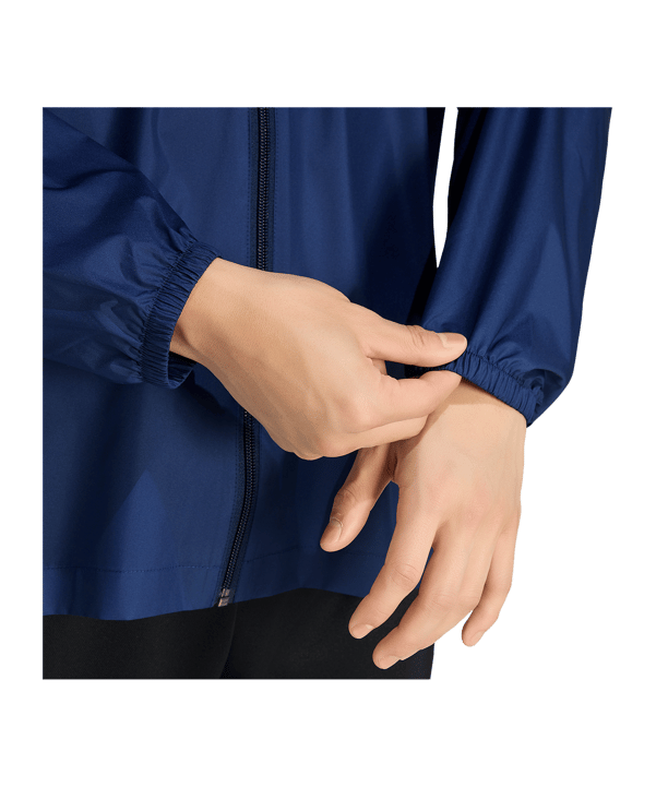 adidas Entrada 26 Regenjacke Dunkelblau - weiss