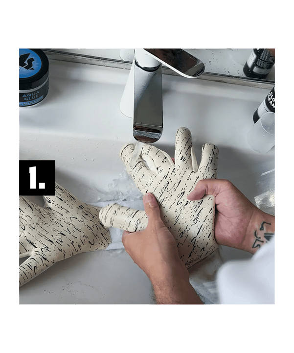 KEEPERsport Aqua Rinforzo Grip Guanti Da Portiere Bianco - bianco