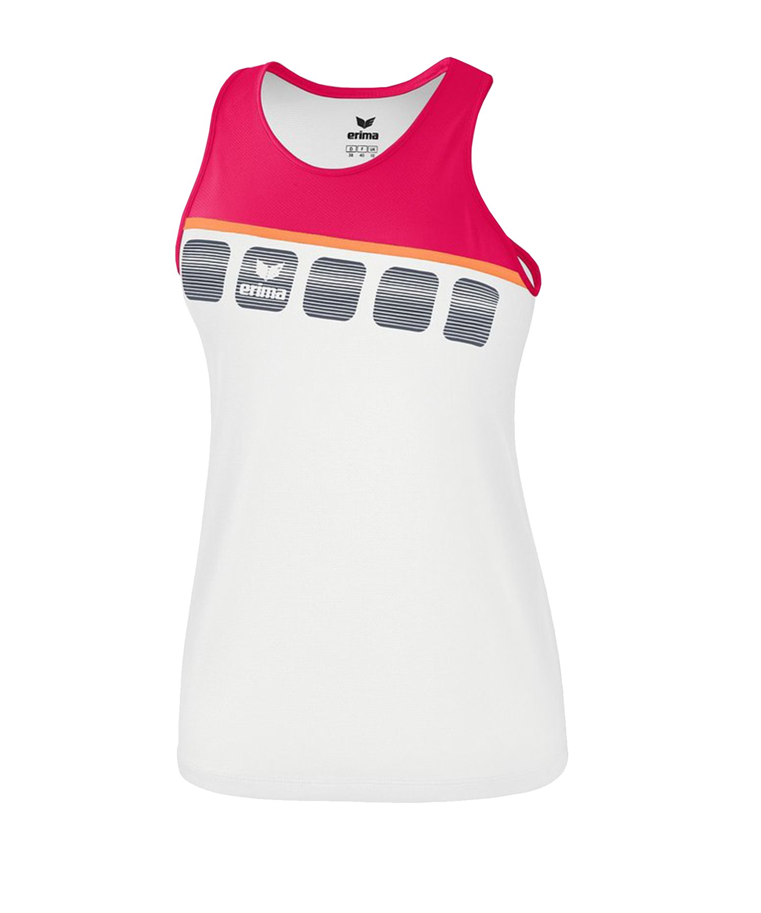 Erima 5-C Tanktop Damen Weiss