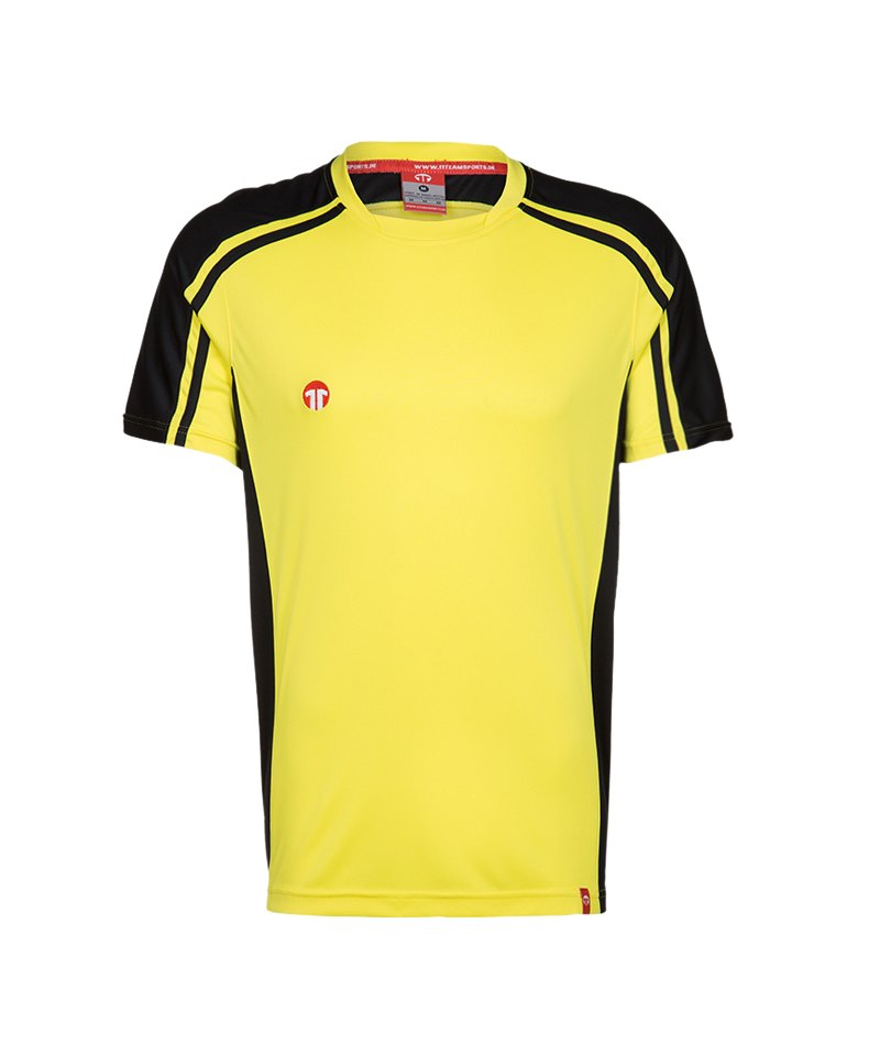11teamsports Clásico Trikot Gelb Schwarz F70